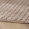 Handwebteppichs - Candice Grid Beige - thumbnail 5