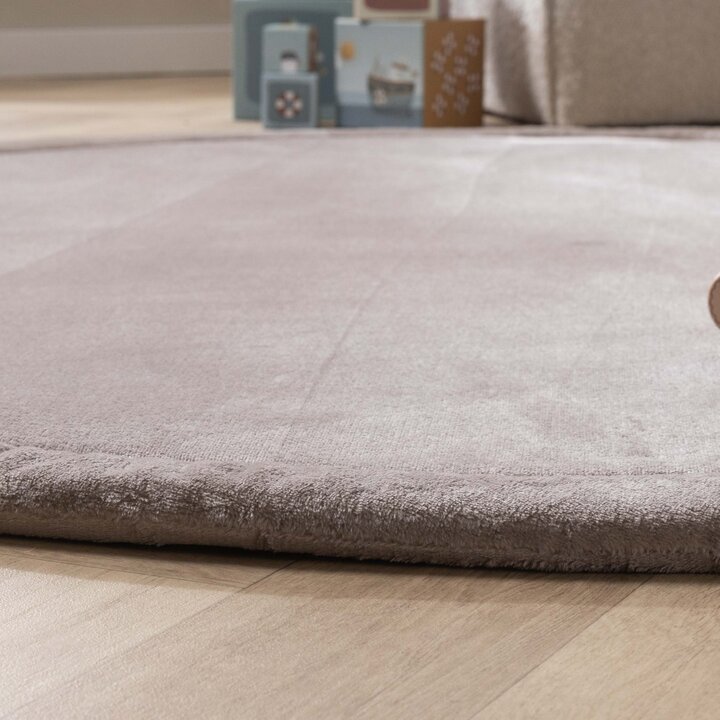 Spielmatte Rund - Jip Taupe - 5