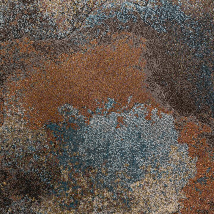 Industrielle Teppiche - Raphael Blau Terrakotta - 3