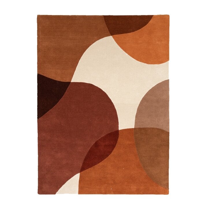 Wollteppich Abstrakt - Clarice Terrakotta - 1
