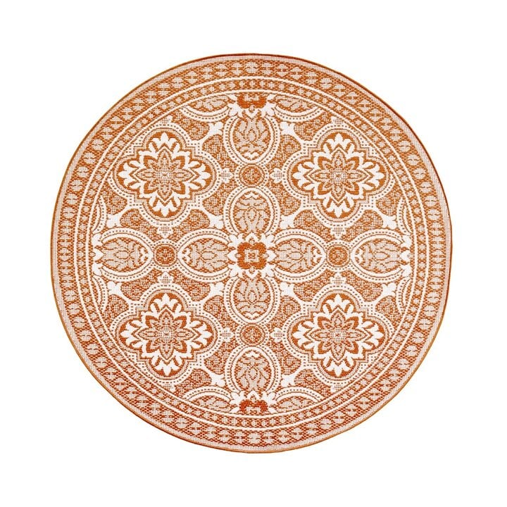 In- & Outdoor Teppich Rund - Summer Oriental Terracotta - 1
