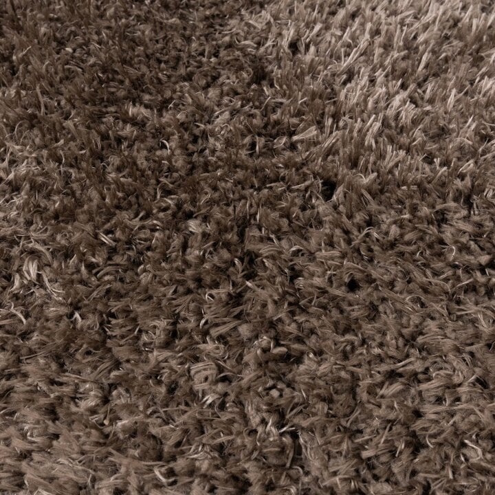 Shaggy Teppich Rund - Blaze Taupe - 3