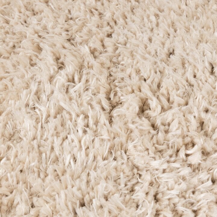 Shaggy Teppich Rund - Blaze Beige - 3