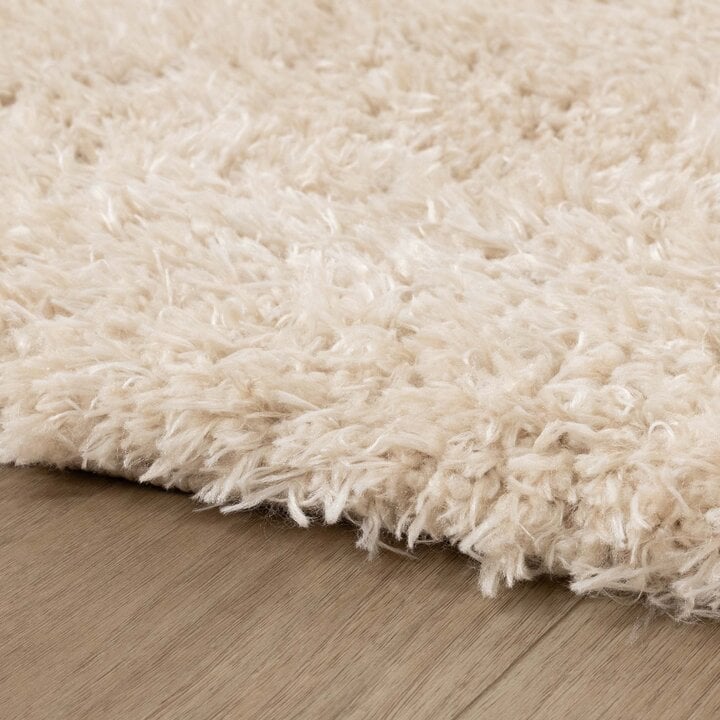 Shaggy Teppich Rund - Blaze Beige - 5