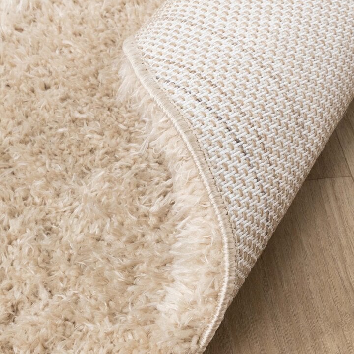 Shaggy Teppich Rund - Blaze Beige - 6