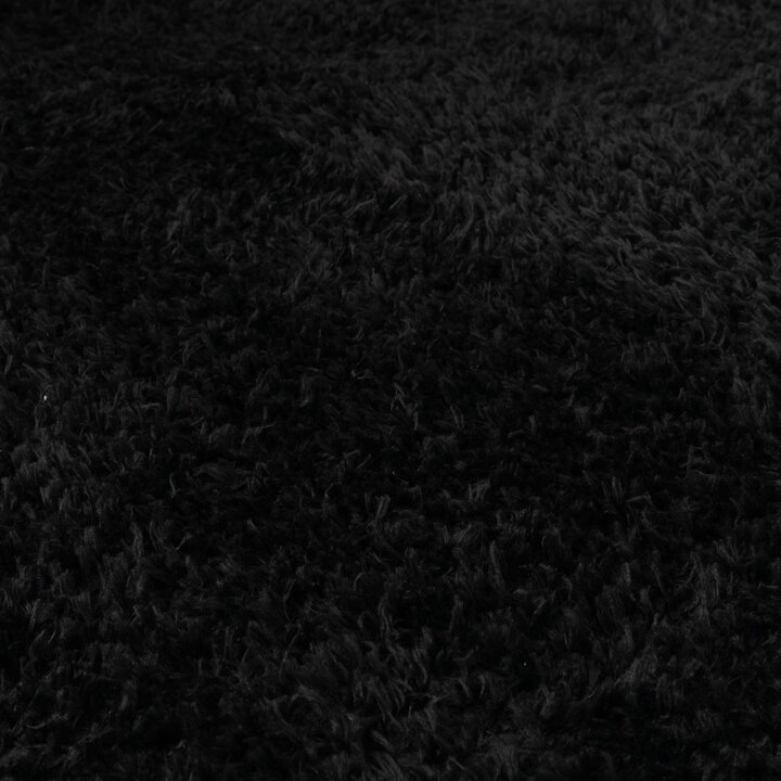 Shaggy Teppich Oval - Blaze Schwarz - 3
