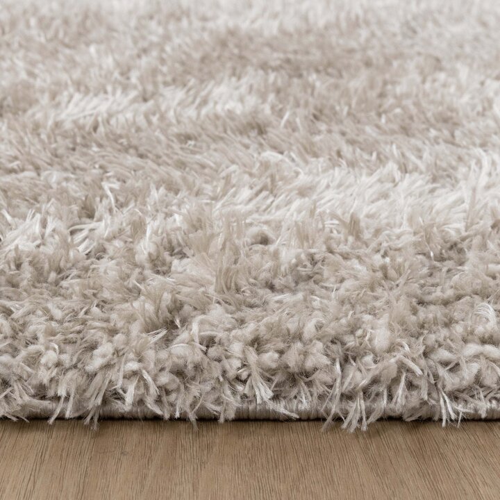 Shaggy Teppich - Blaze Beige Grau - 5