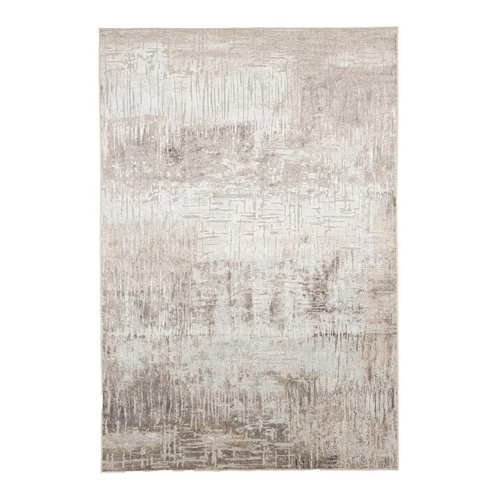 Teppich Modern - Hendrix Grunge Creme Grau - 9