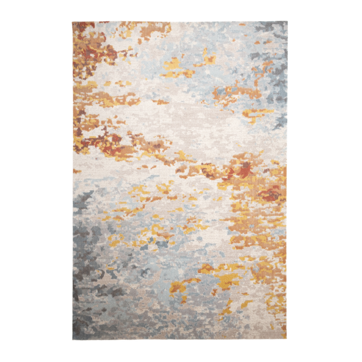 Moderner Teppich - Bush Blau Terracotta - 1