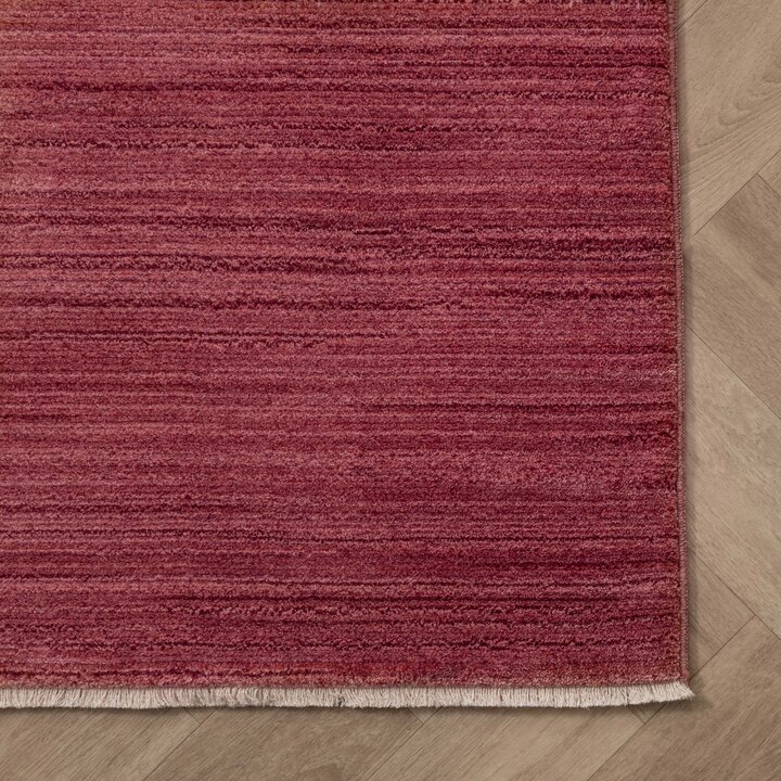 Nachhaltiger Teppich - Kaia Rot - 3
