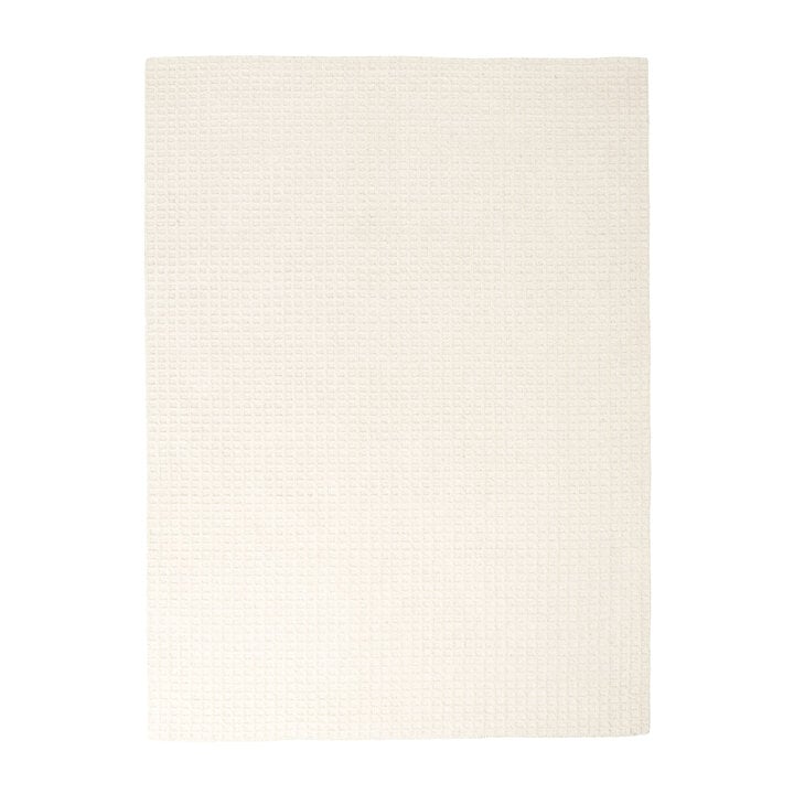 Handwebteppichs - Candice Grid Creme - 1