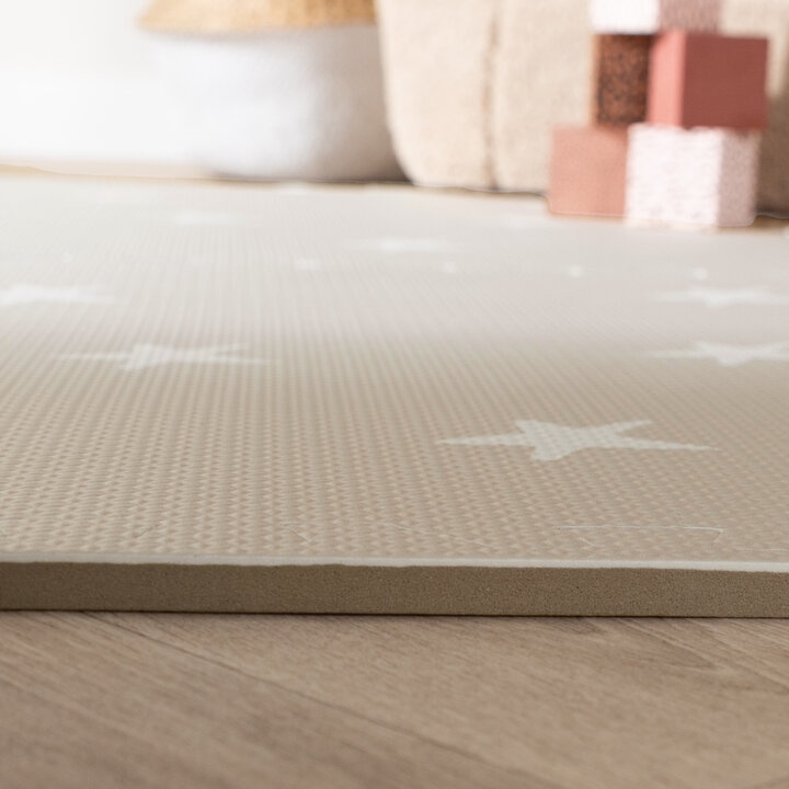 Puzzlematte - Alfie Stars Grau/Beige - 3