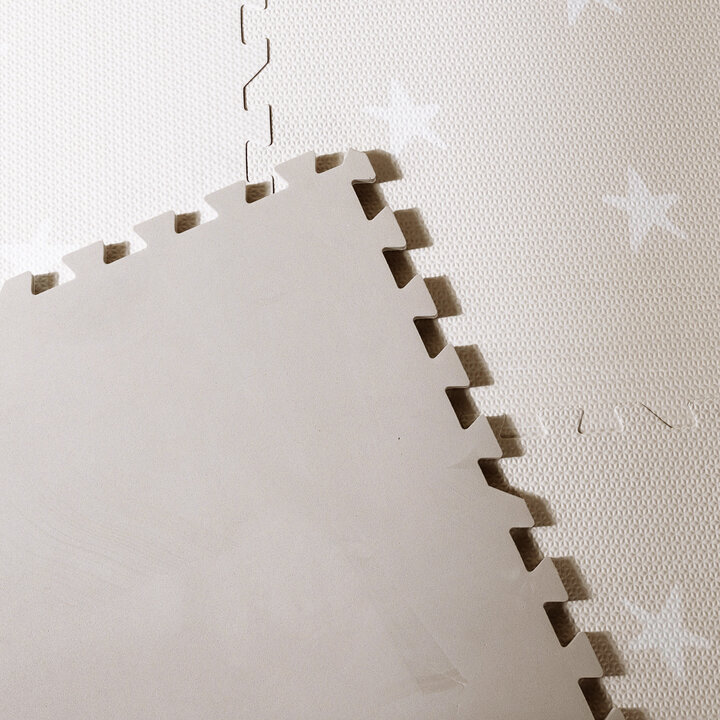 Puzzlematte - Alfie Stars Grau/Beige - 7