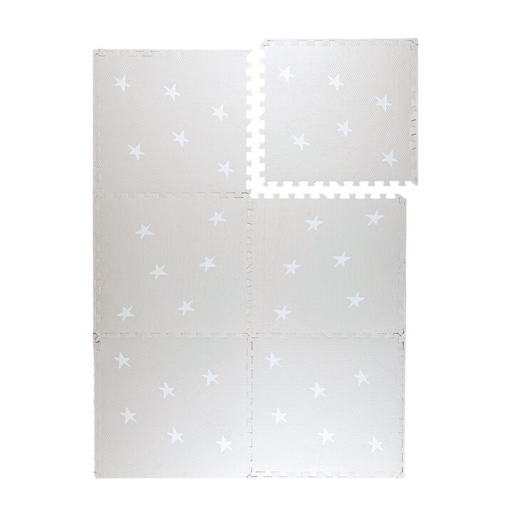 Puzzlematte - Alfie Stars Grau/Beige - 1