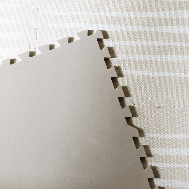 Puzzlematte - Alfie Stripes Grau/Beige - 7