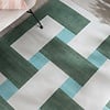Retro In - & Outdoorteppich - Pop Lines Grün - thumbnail 2
