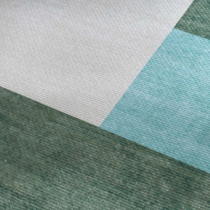 Retro In - & Outdoorteppich - Pop Lines Grün - 3