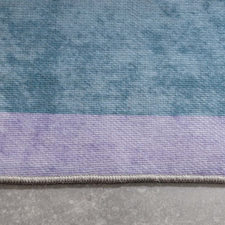 Retro In- & Outdoorteppich - Pop Lines Lila - 5