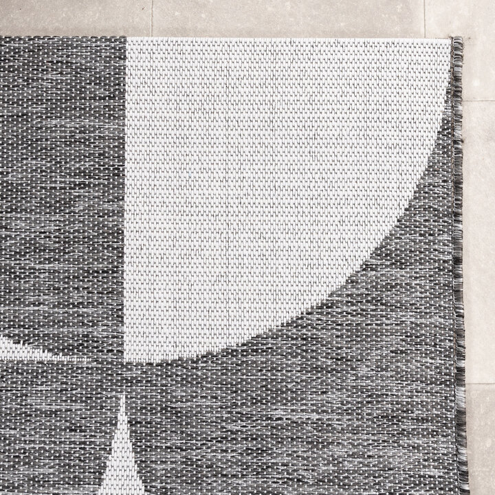 In- & Outdoor Teppich - Summer Shapes Grau - 4