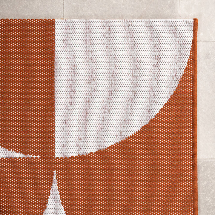 In- & Outdoor Teppich - Summer Shapes Terracotta - 4