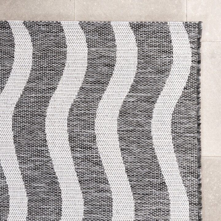 In- & Outdoor Teppich - Summer Waves Grau - 4