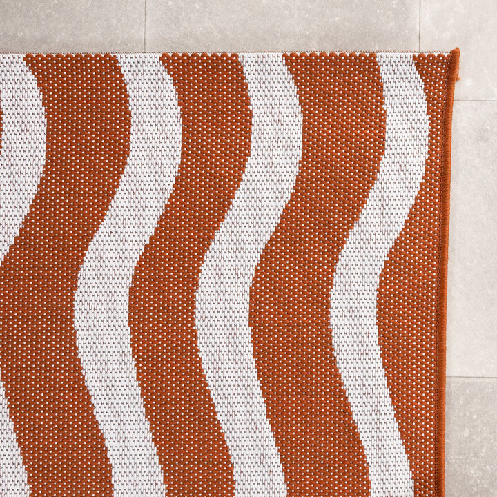 In- & Outdoor Teppich - Summer Waves Terracotta - 4