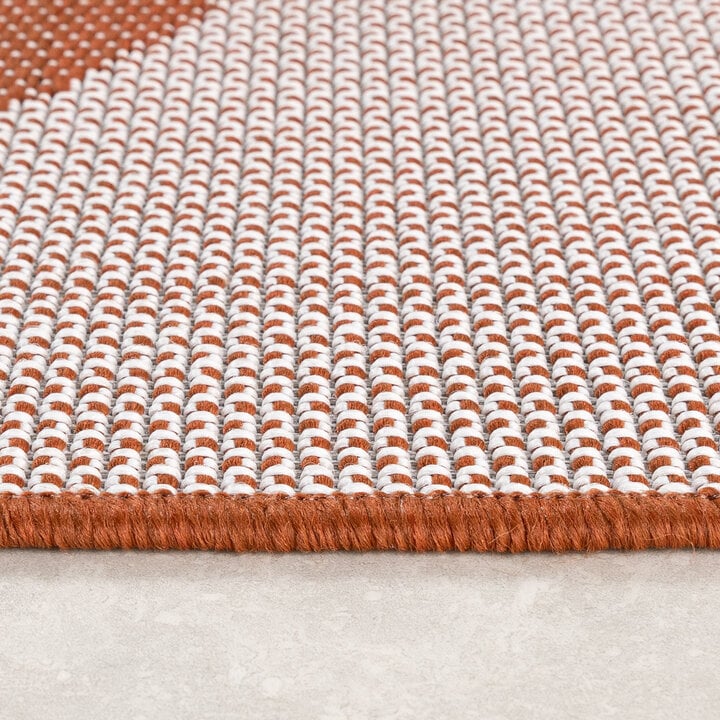 In- & Outdoor Teppich - Summer Swirl Terracotta - 5