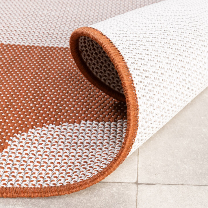 In- & Outdoor Teppich - Summer Swirl Terracotta - 6