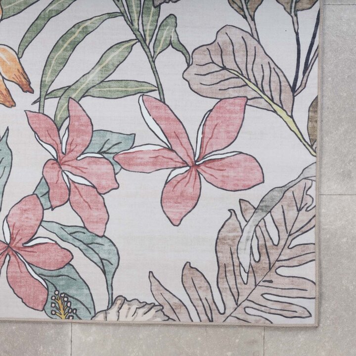 Outdoor Teppich Blumen - Poppy Creme - 4