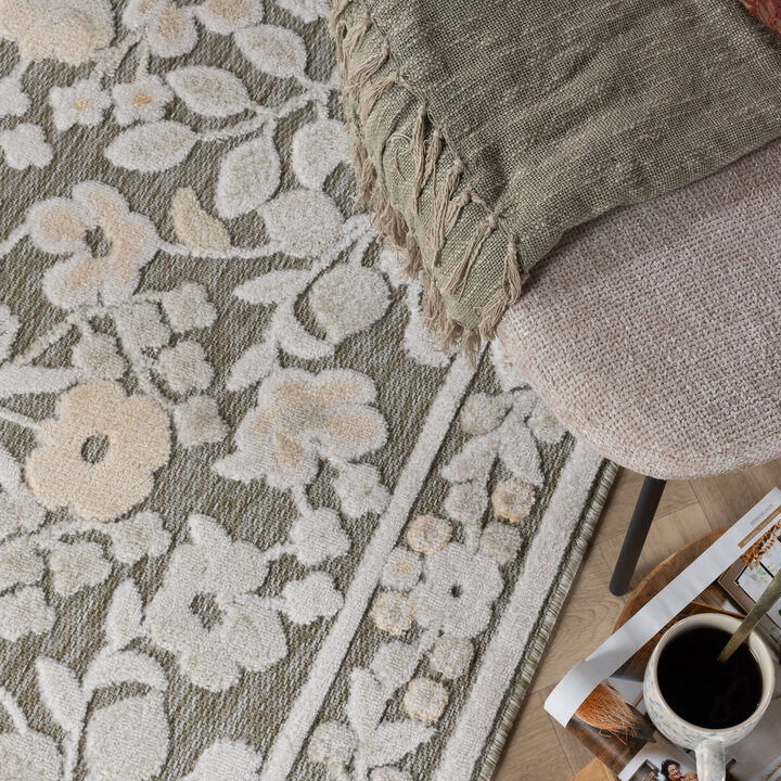 In - & Outdoorteppich - Bloom Oriental Taupe - 2