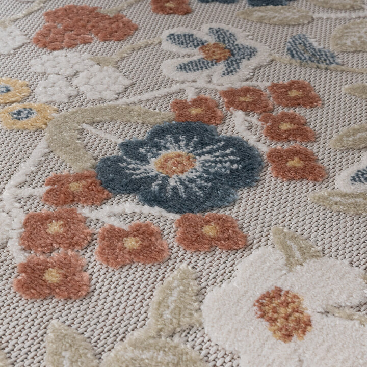 In - & Outdoorteppich - Bloom Oriental Bunt - 3