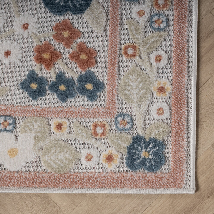 In - & Outdoorteppich - Bloom Oriental Bunt - 4
