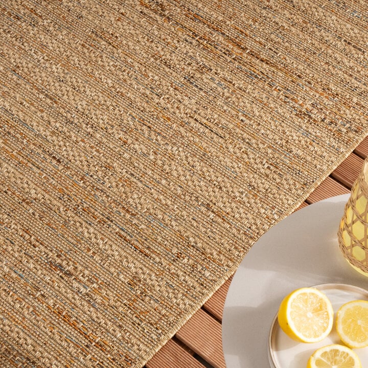 In- & Outdoor Jute Teppich - Daisy Lines Bunt - 2