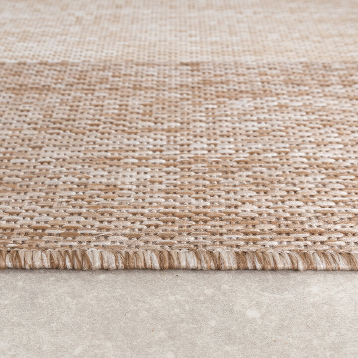 In- & Outdoor Teppich - Sierra Border Creme Beige - 5