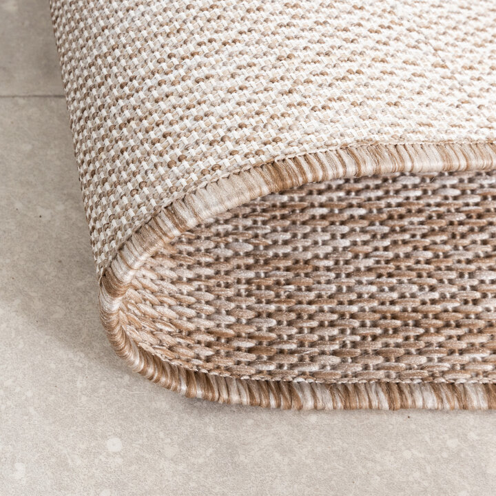 In- & Outdoor Teppich - Sierra Border Creme Beige - 6