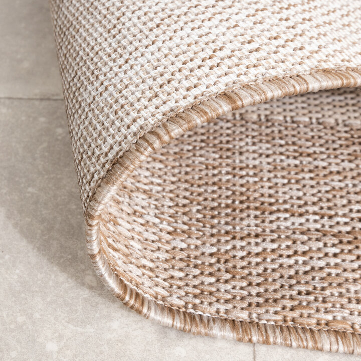 In- & Outdoor Teppich - Sierra Border Beige Creme - 6