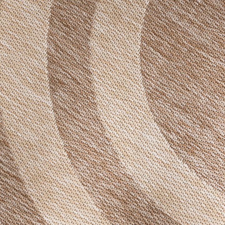In- & Outdoor Teppich Rund - Sierra Frame Beige Creme - 3