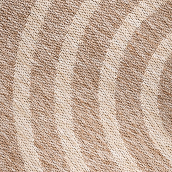 In- & Outdoor Teppich Rund - Sierra Arches Beige Creme - 3