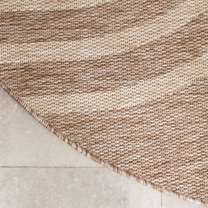 In- & Outdoor Teppich Rund - Sierra Arches Beige Creme - 4