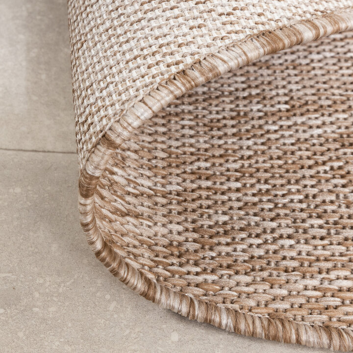 In- & Outdoor Teppich Rund - Sierra Arches Beige Creme - 6