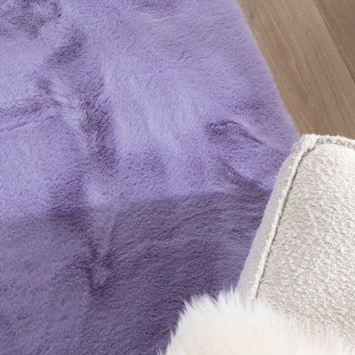 Hochflor Teppich - Comfy Supreme Lila - 1