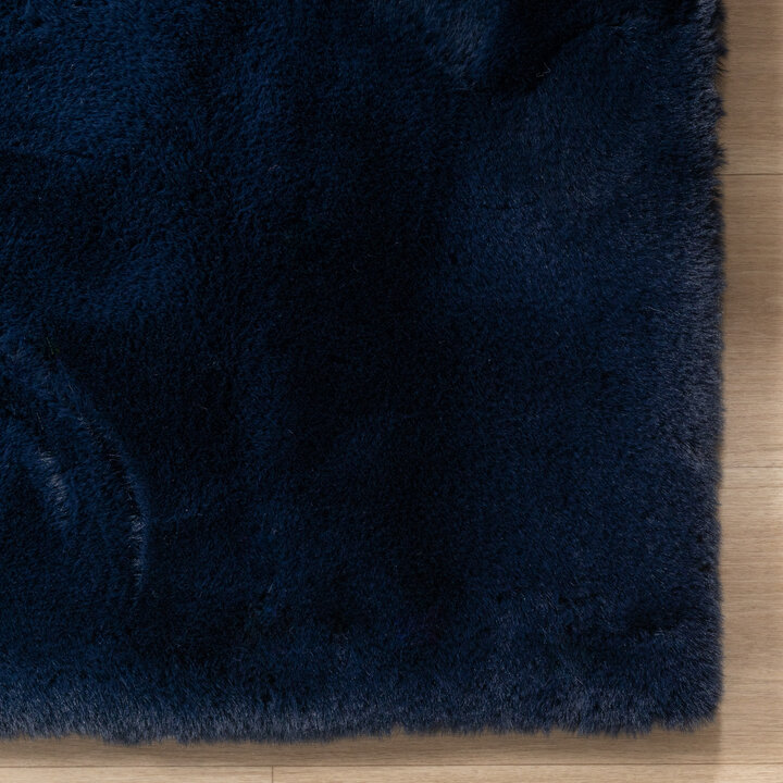 Hochflor Teppich - Comfy Supreme Dunkelblau - 3