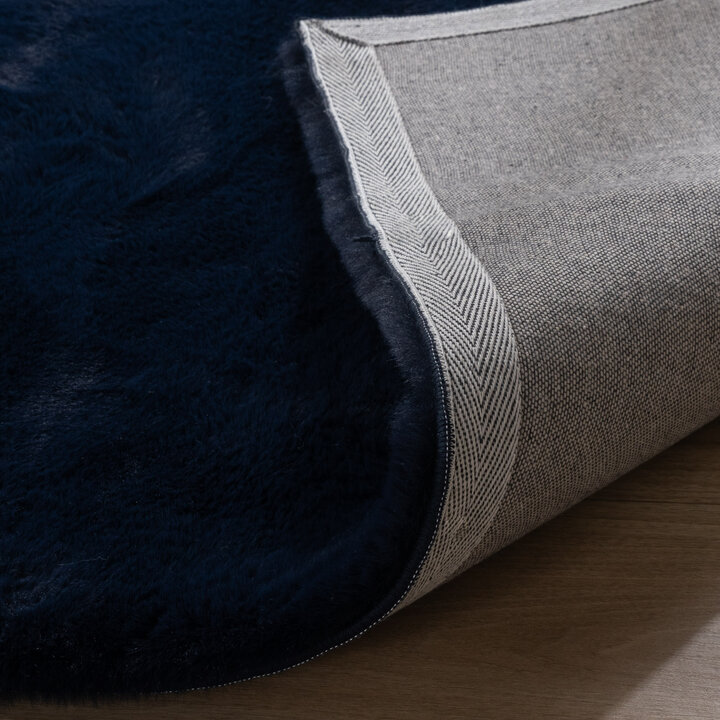 Hochflor Teppich - Comfy Supreme Dunkelblau - 5