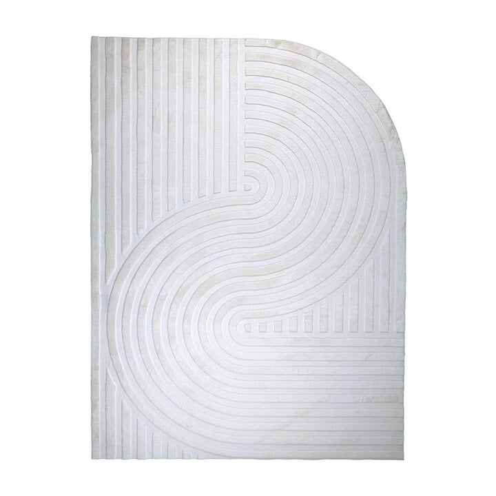 Teppich Organisch - Flowy Wavy Creme - 1