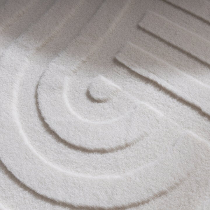 Teppich Organisch - Flowy Wavy Creme - 3