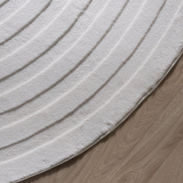 Teppich Organisch - Flowy Wavy Creme - 4