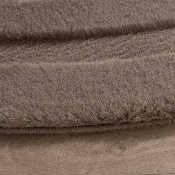 Teppich Organisch - Flowy Wavy Taupe - 5