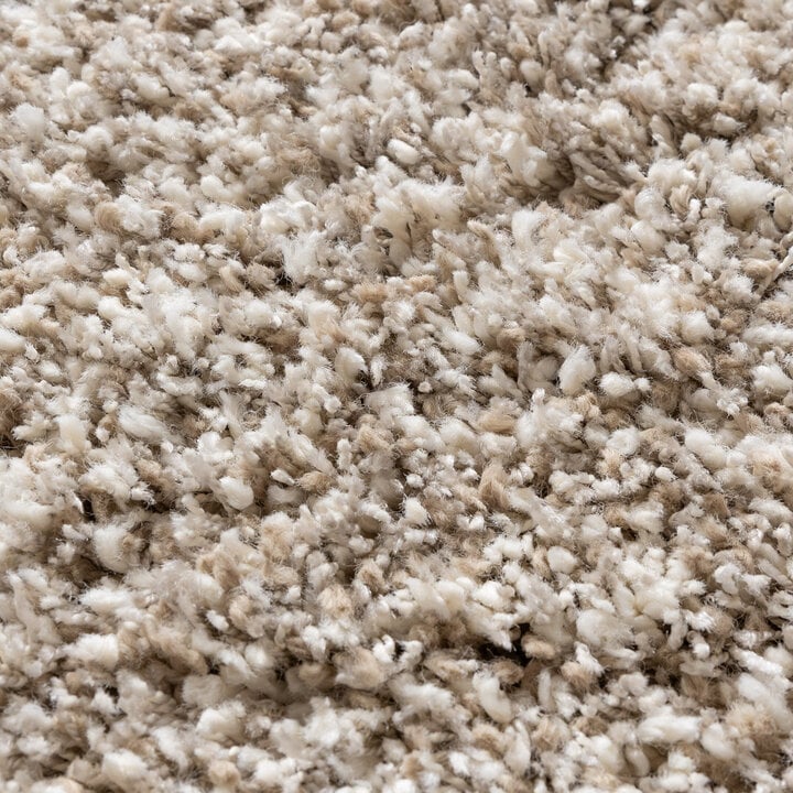 Hochflor Wohnzimmer Teppich - Yves Beige - 3