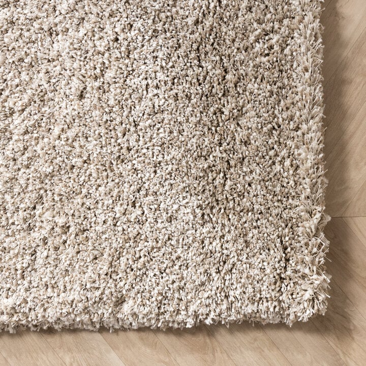 Hochflor Wohnzimmer Teppich - Yves Beige - 4