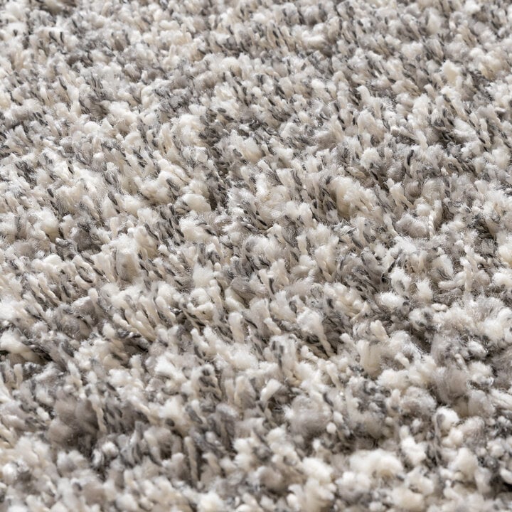 Hochflor Wohnzimmer Teppich - Yves Hellgrau - 3